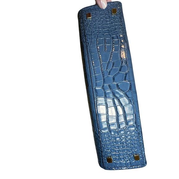 NWT Michael Kors Medium East West Satchel Crocodile Embossed Leather Purse - Picture 14 of 16